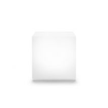 Hortensus Solar LED Cube - Étanche et économe en énergie - 30 x 30 x 30 cm - Blanc