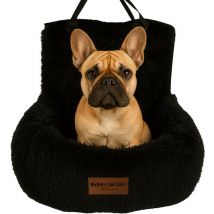 By Cee Cee Car Seat Dog Deluxe - Dog Basket Car With Safety Strap - Car Basket Dog - Dog Seat - Car Seat - Black - Passenger Seat