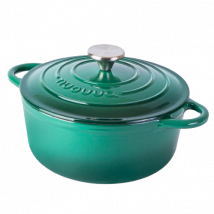 Cast Iron Dutch Oven with Lid - 22cm(2.9L) Dark Green