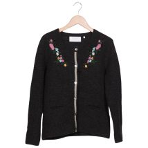 Angermaier Damen Strickjacke, Grau, Gr. XL