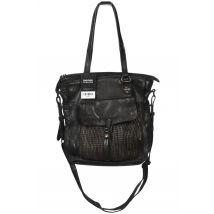 aunts &amp; uncles Damen Handtasche klein Leder, Schwarz, Gr.