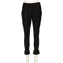 Beate Heymann Damen Stoffhose, Schwarz, Gr. EU 38