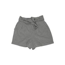 bershka Damen Shorts, Grau, Gr. S