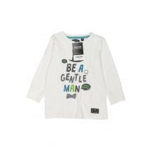 blue seven Jungen Langarmshirt, Weiß, Gr. EU 98