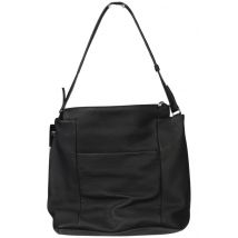 Bree Damen Handtasche gross Leder, Schwarz, Gr.