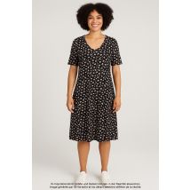 By Green Cotton Damen Kleid, Schwarz, Gr. EU 40