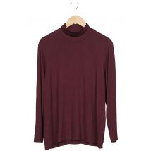 Charles Vögele Herren Langarmshirt, Bordeaux, Gr. XL