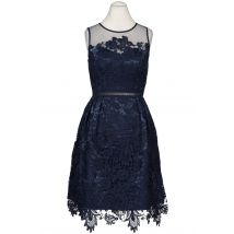 Chi Chi London Damen Kleid, Marineblau, Gr. EU 38