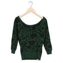 Collectif London Damen Pullover, Grün, Gr. EU 34