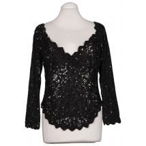 Ella Singh Damen Bluse, Schwarz, Gr. EU 40