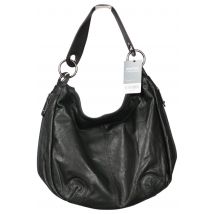 FREDsBRUDER Damen Handtasche gross Leder, Schwarz, Gr.