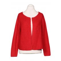 Heine Damen Strickjacke, Rot, Gr. EU 42