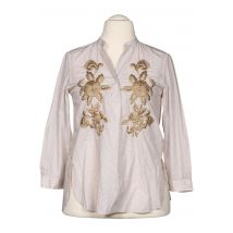 LE Sarte Pettegole Damen Bluse, Beige, Gr. IT 48