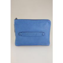 Longchamp Damen Handtasche klein Leder, Blau, Gr.