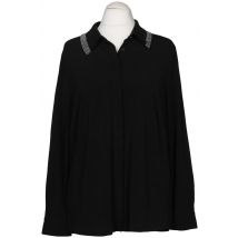 Madeleine Damen Bluse, Schwarz, Gr. EU 48