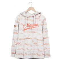 Mazine Damen Kapuzenpullover, Cremeweiß, Gr. L