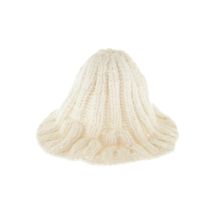 MM6 Damen Hut oder Mütze, Cremeweiß, Gr. M