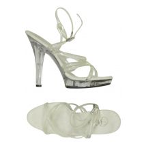 Pleaser Damen Sandalen, Weiß, Gr. US 8