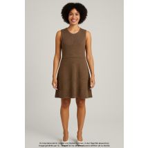 Public Damen Kleid, Braun, Gr. EU 38