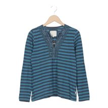 QS by s.Oliver Damen Langarmshirt, Blau, Gr. S