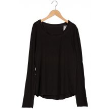 Rundholz Damen Langarmshirt, Schwarz, Gr. L