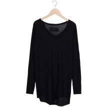 Rundholz Damen Langarmshirt, Schwarz, Gr. M