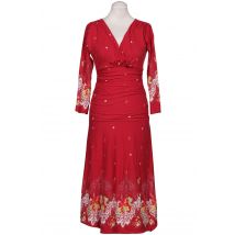 Second Hand Einzelstücke Damen Kleid, Rot, Gr. S
