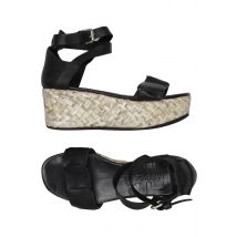 Shabbies Amsterdam Damen Sandalen, Schwarz, Gr. EU 36