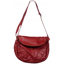 Sticksandstones Damen Handtasche gross Leder, Rot, Gr.