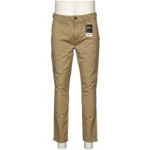 Topman Herren Stoffhose, Beige, Gr. W34