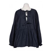 Zizzi Damen Bluse, Marineblau, Gr. L