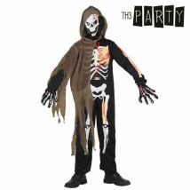Costume for Children Th3 Party Multicolour Skeleton (4 Pieces)