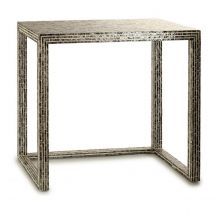 Table Gift Decor Grey Mother of pearl 30,5 x 78 x 90,5 cm Hall