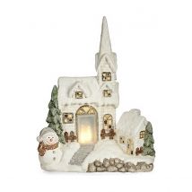 Decorative Figure Krist+ White House Christmas 18 x 54 x 42 cm LED Light