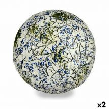Decorative Garden Figure Ibergarden Polyresin Ball 31,5 x 31,5 x 31,5 cm (2 Units)
