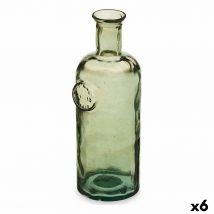 Decorative bottle Gift Decor Stamp Champagne 13 x 34 x 12 cm Decoration (6 Units)