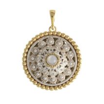 Anhänger 925 Silber Trachtenschmuck Perlmutt