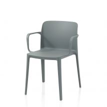 Set 4 Sedie da interno/esterno TIMMY colore grigio