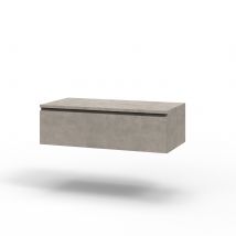 Base con top 1 cassetto ASTRA L.90 P.45 H.27 cm colore avana pietra