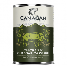 Canagan for Dogs Adult  All Breeds Grain Free Bocconi 400 gr Casseruola di Pollo e cinghiale  - confezione da 6  pezzi - Cibo umido per cani - 1° ORDINE? scegli tra BZR5 - BZR20 + 200 pt fedeltà