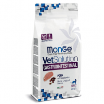 Monge VetSolution Feline Gastrointestinal Grain Free Adult Maiale 1,5 kg - Dieta veterinaria per gatti - 1° ORDINE? scegli tra BZR5 - BZR20 + 200 pt fedeltà