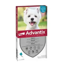 Advantix antiparassitario Spot-On per cani 1 pipetta peso 4-10 kg - Antiparassitario per cani - 1° ORDINE? scegli tra BZR5 - BZR20 + 200 pt fedeltà