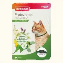Beaphar Protezione Naturale Collare Gatto Misura regolabile 35 cm - Antiparassitario per gatti - 1° ORDINE? scegli tra BZR5 - BZR20 + 200 pt fedeltà