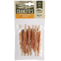 Crancito's snack naturale Dog Adult Rolls di pelle bovina Bovino e pollo - 6 pezzi - 1° ORDINE? scegli tra BZR5 - BZR20 + 200 pt fedeltà