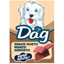 Dag Dog Adult All Breeds snack morbidi super golosi 50 gr Manzo arrosto - 1° ORDINE? scegli tra BZR5 - BZR20 + 200 pt fedeltà