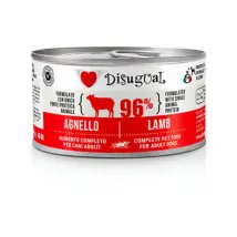 Disugual Monoproteico Grain Free 150 gr Agnello  - confezione da 12  pezzi - Umido monoproteico cane - 1° ORDINE? scegli tra BZR5 - BZR20 + 200 pt fedeltà