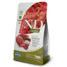 Farmina N&D Quinoa Feline Urinary Anatra e mirtilli rossi 1,5 kg - Croccantini per gatti - 1° ORDINE? scegli tra BZR5 - BZR20 + 200 pt fedeltà