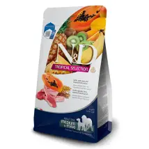 Farmina N&D Tropical Dog Adult Medium/Maxi Low Grain Agnello e frutta tropicale 10 kg - Croccantini per cani - 1° ORDINE? scegli tra BZR5 - BZR20 + 200 pt fedeltà