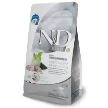Farmina N&D White Grain Free Puppy Mini Branzino, spirulina e finocchio 1,5 kg - Croccantini per cani - 1° ORDINE? scegli tra BZR5 - BZR20 + 200 pt fedeltà