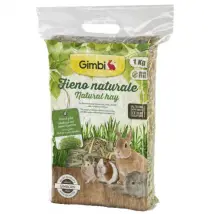 Gimbi Fieno Naturale per roditori 1 kg - Mangime per conigli - 1° ORDINE? scegli tra BZR5 - BZR20 + 200 pt fedeltà